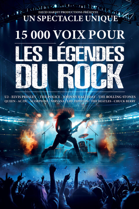 LE CHOEUR DU CEDRE ET LES 500 VOIX DES LEGENDES DU ROCK